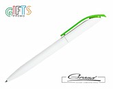 Ручка шариковая «Airo», белая с светло-зеленым