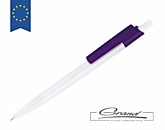 Ручка шариковая «Equality White», белая с фиолетовым