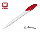 Ручка шариковая «Bay Bc Gloss», белая с красным