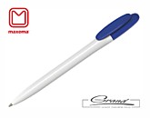 Ручка шариковая «Bay Bc Gloss», белая с синим