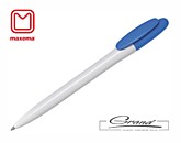 Ручка шариковая «Bay Bc Gloss», белая с голубым
