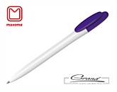 Ручка шариковая «Bay Bc Gloss», белая с фиолетовым