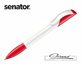 Ручка шариковая «Hattrix Polished Basic», белая с красным