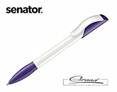 Ручка «Hattrix Polished Basic», белая с фиолетовым