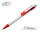 Ручка шариковая «Bastion», белая с красным