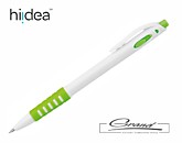 Промо-ручка шариковая «Doran», белая с зеленым