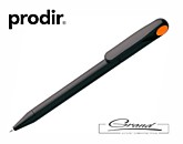 Ручка «Prodir DS1 TMM Dot», черная с оранжевым