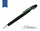 Ручка «Rio black», черная с зеленым
