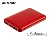Внешний аккумулятор «Uniscend Full Feel», красный