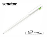 Ручка шариковая «Liberty Basic Polished», белая с зеленым