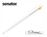Ручка шариковая «Liberty Basic Polished», белая с желтым