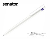 Ручка шариковая «Liberty Basic Polished», белая с фиолетовым