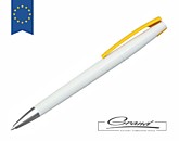 Ручка «Zorro White», белая с желтым