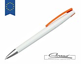 Ручка «Zorro White», белая с оранжевым