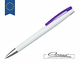 Ручка «Zorro White», белая с фиолетовым