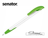 Ручка «Challenger Soft Basic», белая с зеленым