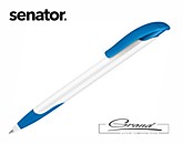 Ручка «Challenger Soft Basic», белая с голубым
