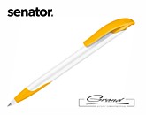 Ручка «Challenger Soft Basic», белая с желтым