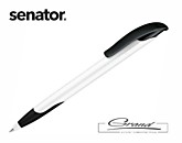 Ручка «Challenger Soft Basic», белая с черным