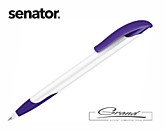 Ручка «Challenger Soft Basic», белая с фиолетовым