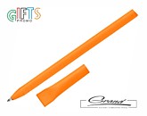 Ручка шариковая «Artel» из бумаги, оранжевая