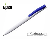 Ручка шариковая «Pin», белая с синим