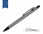 Ручка металлическая «Snap», серая с черным в СПб