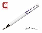 Ручка шариковая «Ethic», белая с фиолетовым