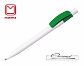 Ручка «Pixel Cb Gloss»,белый/зеленый